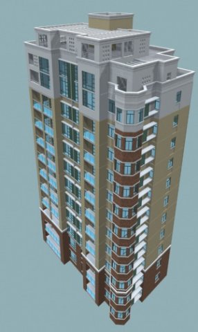 city government office building architectural design - 410 Modello 3D .c4d .max .obj .3ds .fbx .stl .blend 