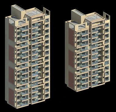 city government office building architectural design - 418 3D Model .c4d .max .obj .3ds .fbx .stl .blend 