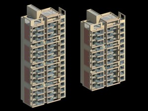 city government office building architectural design - 418 3Dモデル