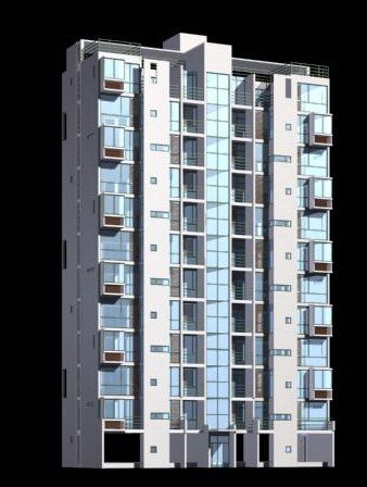 city government office building architectural design - 420 3D Модель .c4d .max .obj .3ds .fbx .stl .blend