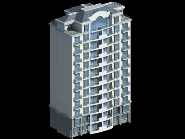 city government office building architectural design - 429 3D Model .c4d .max .obj .3ds .fbx .stl .blend 