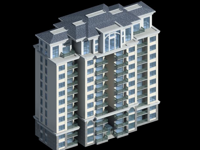 city government office building architectural design - 431 3D 모델 .c4d .max .obj .3ds .fbx .stl .blend 