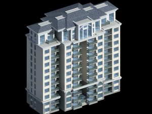 city government office building architectural design - 431 Modèle 3D