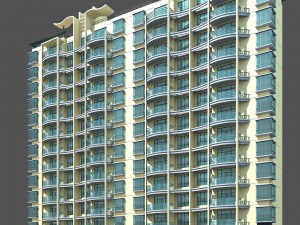 city government office building architectural design - 440 3D 모델