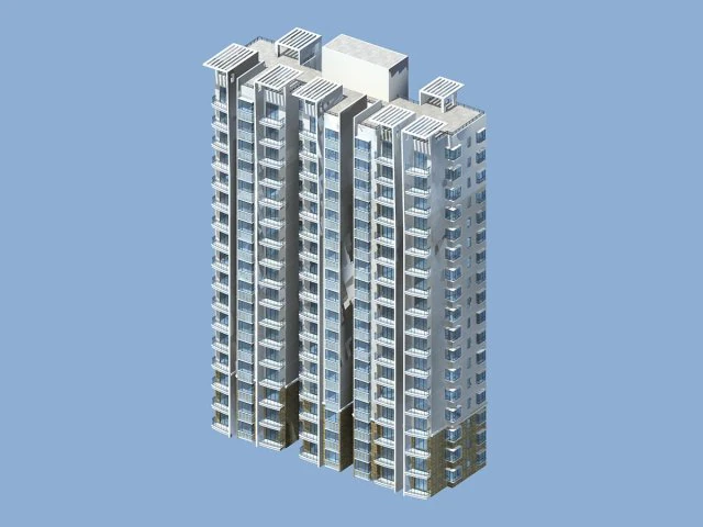 city government office building architectural design - 448 3D Model .c4d .max .obj .3ds .fbx .stl .blend 