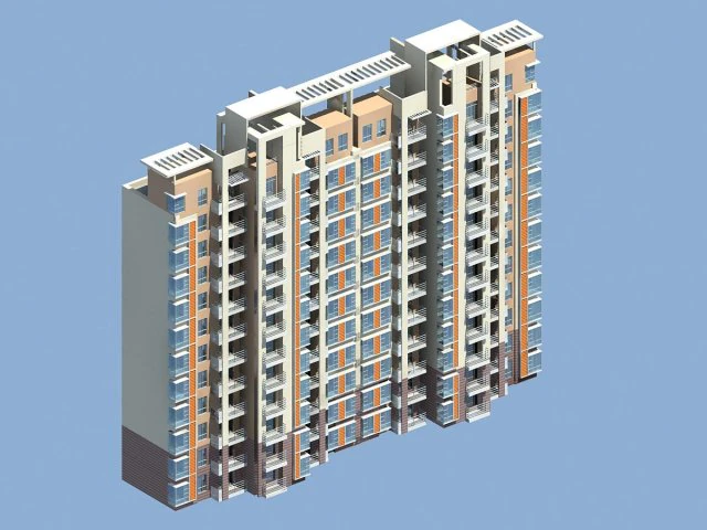 city government office building architectural design - 450 3D Model .c4d .max .obj .3ds .fbx .stl .blend 