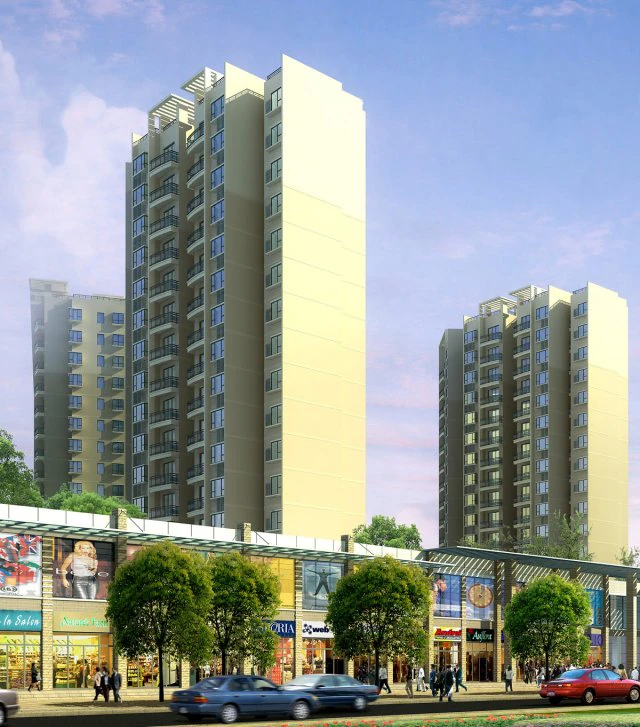 Architekturentwurf des B&uuml;rogeb&auml;udes der Stadtverwaltung - 455 3D Modell .c4d .max .obj .3ds .fbx .stl .blend 