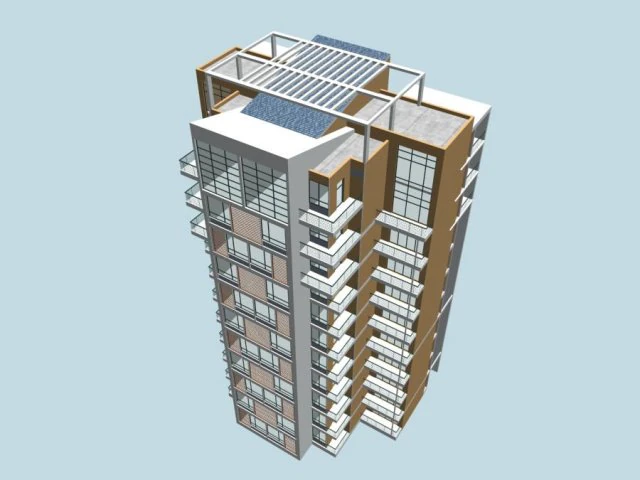 city government office building architectural design - 463 3D Model .c4d .max .obj .3ds .fbx .stl .blend