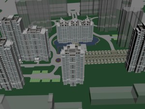 city government office building architectural design - 475 3D Model