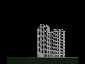 city government office building architectural design - 475 3D Model