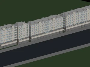 city government office building architectural design - 478 3D Model