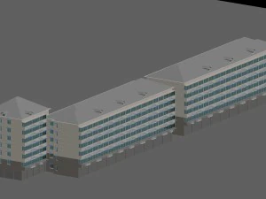 city government office building architectural design - 478 3D Model