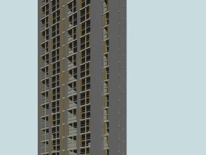 city government office building architectural design - 479 3D Model