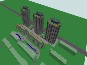 city government office building architectural design - 479 3Dモデル