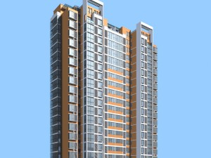 city government office building architectural design - 546 3D Model