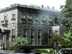 stad oud paleis dat luxe villa's bouwt - 01 3D Model