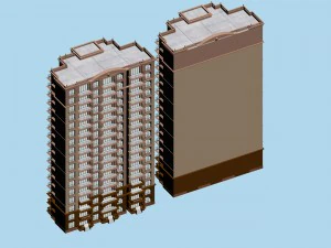 도시 고대 궁전 건물 럭셔리 빌라 - 15 3D 모델