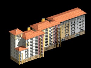 city ancient palace building luxury villas - 20 3D Model