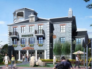 city ancient palace building luxury villas - 22 3D-Modell