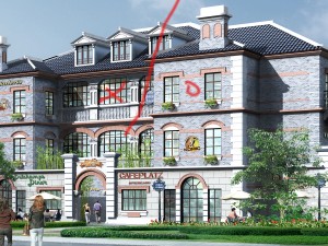 city ancient palace building luxury villas - 23 3D-Modell
