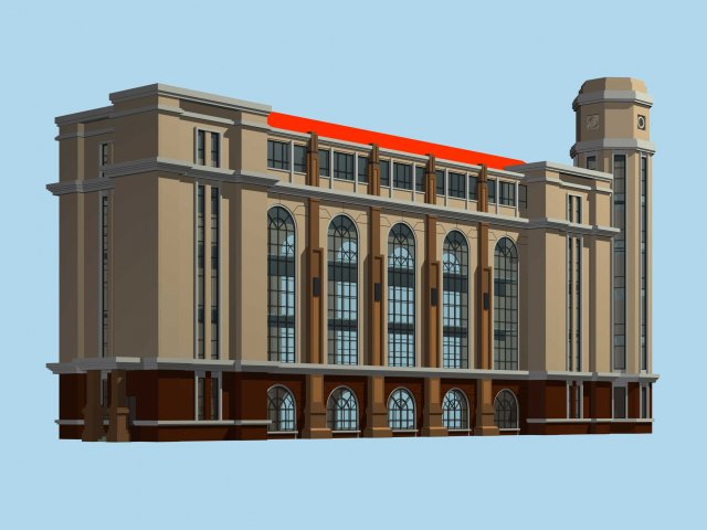 city ancient palace building luxury villas - 29 3D Модель .c4d .max .obj .3ds .fbx .stl .blend
