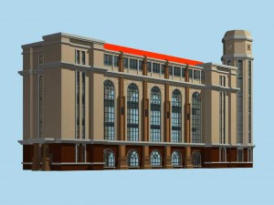 都市古代宮殿の建物の豪華なヴィラ - 29 3Dモデル