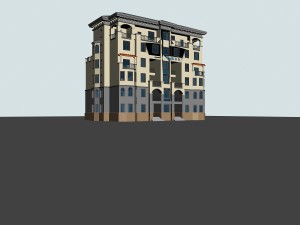 city ancient palace building luxury villas - 32 3Dモデル