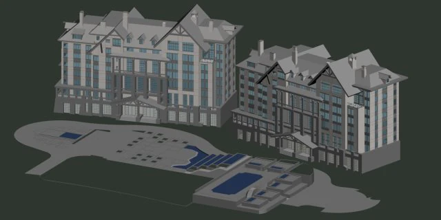 city ancient palace building luxury villas - 33 3D Model .c4d .max .obj .3ds .fbx .stl .blend 