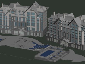 city ancient palace building luxury villas - 33 3D Модель