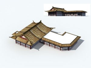 city ancient palace building luxury villas - 37 Modelo 3D