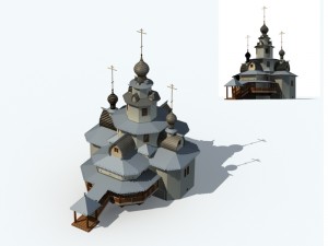 city ancient palace building luxury villas - 39 3D Model