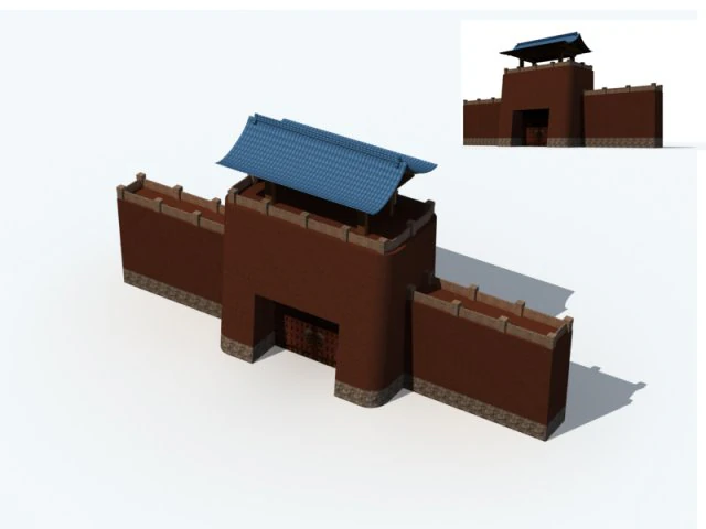 city ancient palace building luxury villas - 43 3D Model .c4d .max .obj .3ds .fbx .stl .blend 