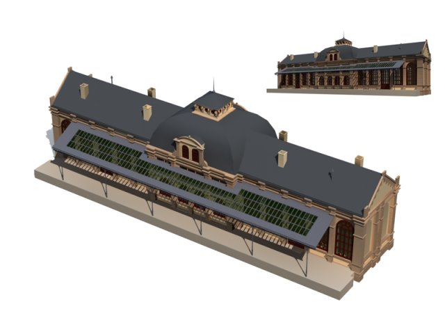 city ancient palace building luxury villas - 52 3D Model .c4d .max .obj .3ds .fbx .stl .blend