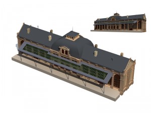 city ancient palace building luxury villas - 52 3D Model