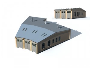 city ancient palace building luxury villas - 56 3D 模型