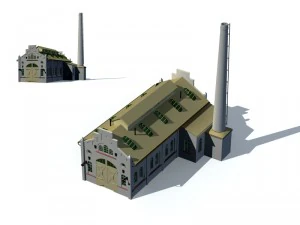 city ancient palace building luxury villas - 63 3D Model