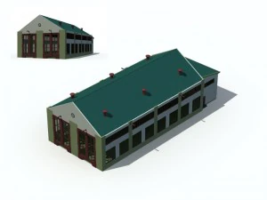 शहर प्राचीन महल भवन लक्जरी विला - 71 3D मॉडल