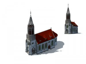 city ancient palace building luxury villas - 73 3D Model