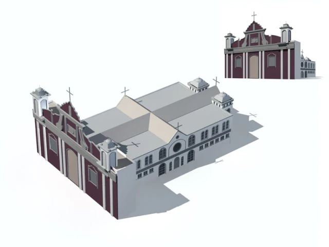 city ancient palace building luxury villas - 75 3D Model .c4d .max .obj .3ds .fbx .stl .blend 