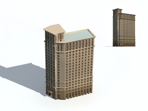 city ancient palace building luxury villas - 79 Modèle 3D