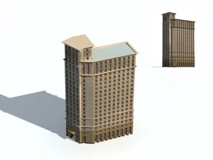 city ancient palace building luxury villas - 79 3D Model