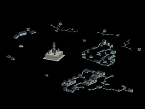 城市中国古代豪华宫殿建筑 - 23 3D 模型