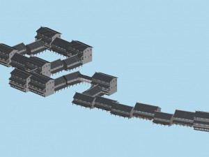 city chinese ancient luxury palace building - 26 3D 모델