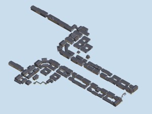 city chinese ancient luxury palace building - 51 Modelo 3D