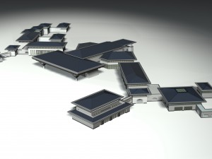 city chinese ancient luxury palace building - 57 Modèle 3D