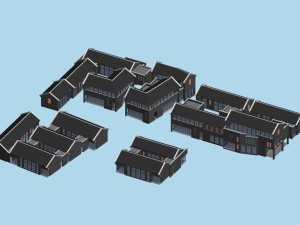 city chinese ancient luxury palace building - 76 Modelo 3D