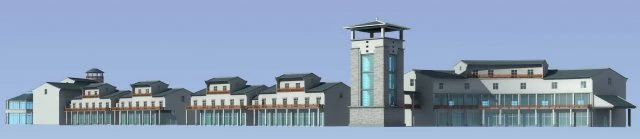 city chinese ancient luxury palace building - 82 3D Model .c4d .max .obj .3ds .fbx .stl .blend 