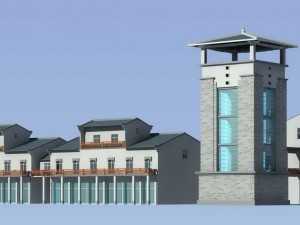 city chinese ancient luxury palace building - 82 Modèle 3D
