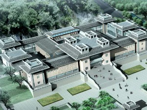 city chinese ancient luxury palace building - 83 3D Model