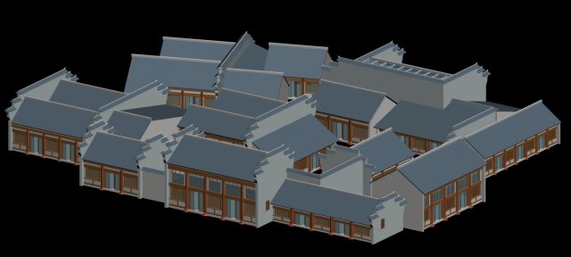 city chinese ancient luxury palace building - 84 3D मॉडल .c4d .max .obj .3ds .fbx .stl .blend 